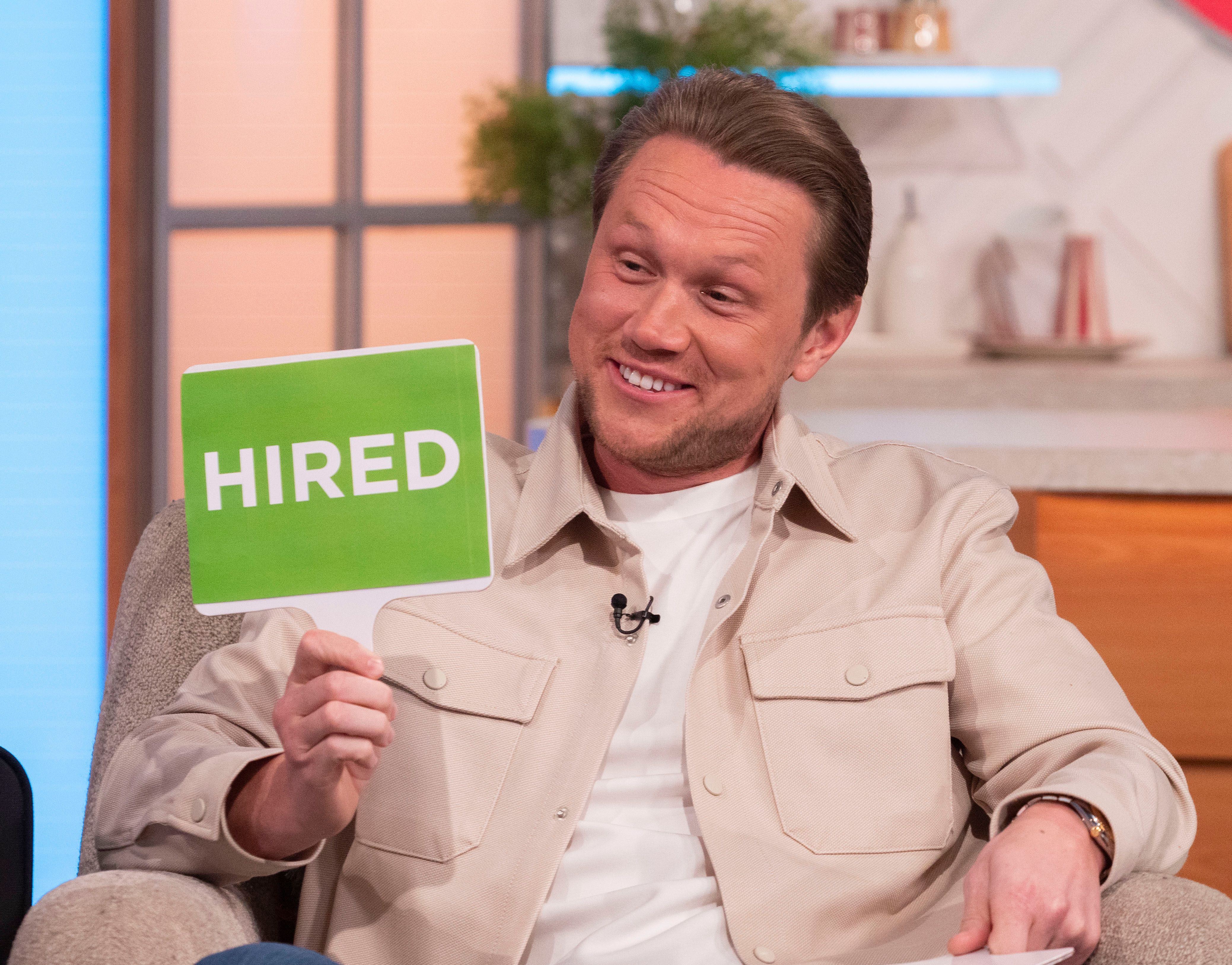 Dean Franklin on Lorraine tv show